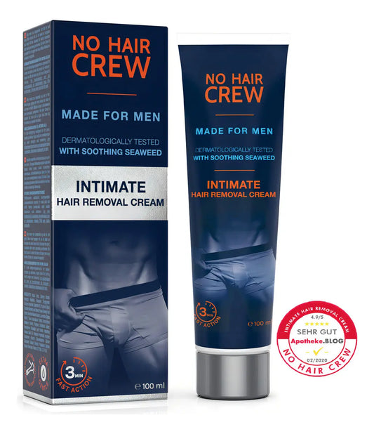 CREMA NO HAIR CREW — EL ESTÁNDAR DE CUIDADO ÍNTIMO MASCULINO.