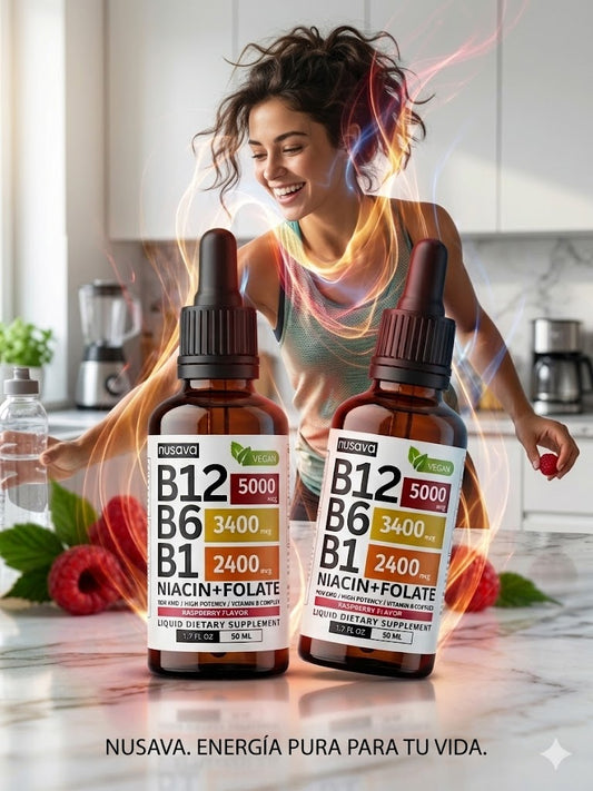 El Reseteo Glucémico B-Complex Vitamina B12 B6  B1 X2 unidades