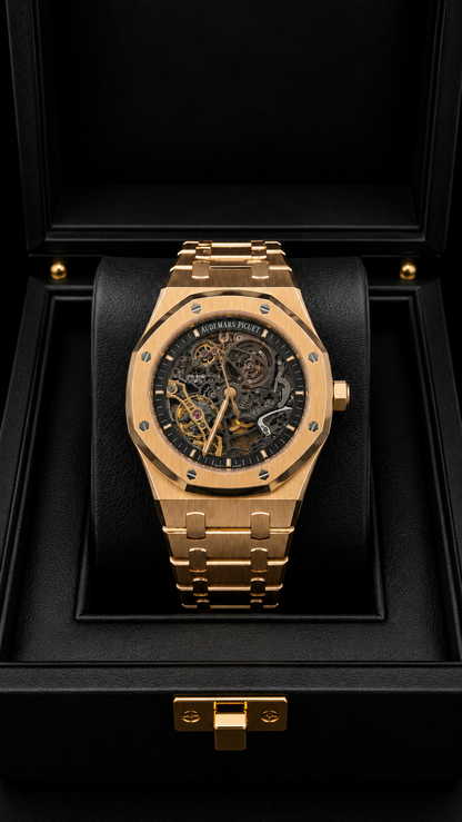 Reloj de Lujo Zafiro en caja de lujo