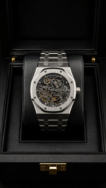 Reloj de Lujo Zafiro en caja de lujo